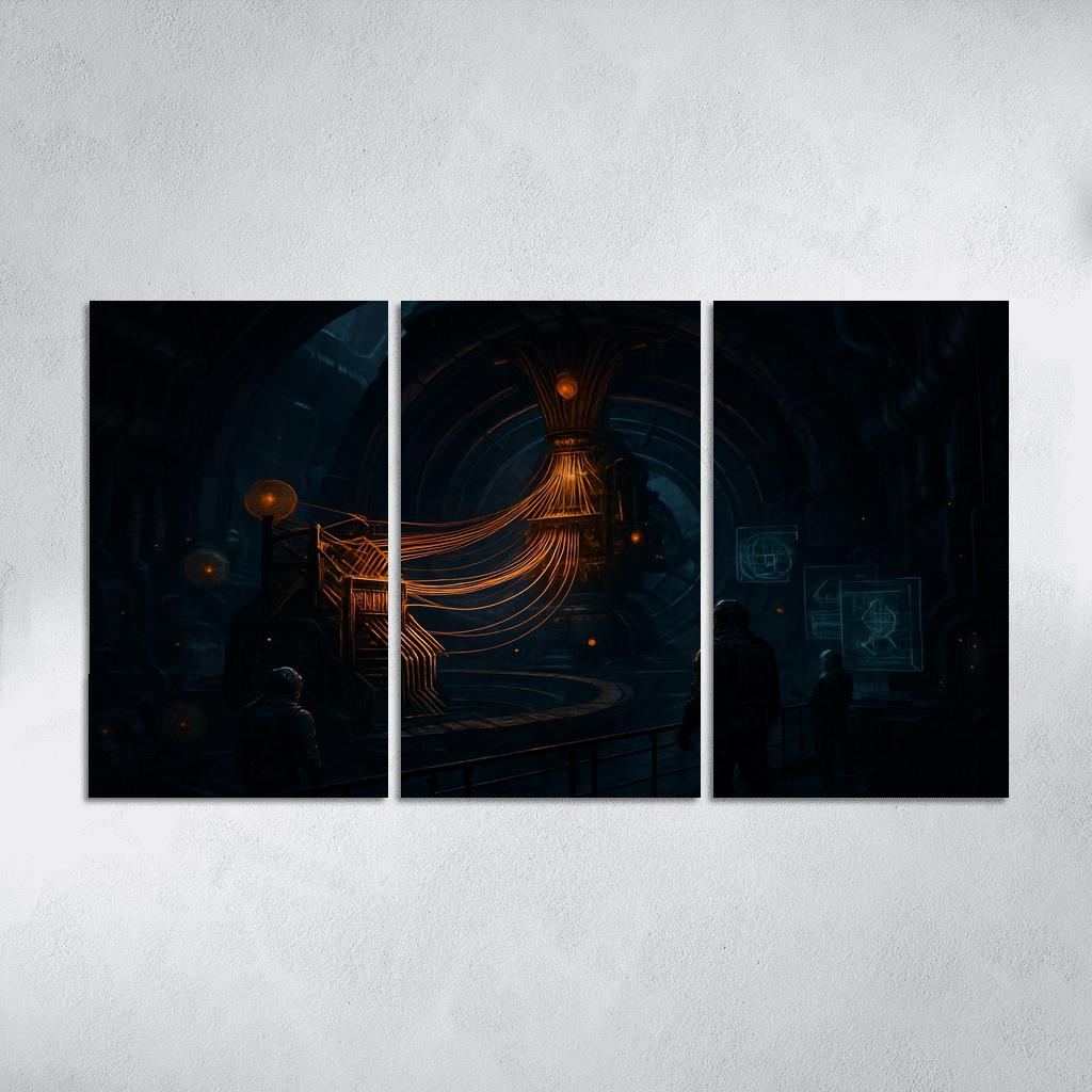 Synaptic Loom Engine wall decor