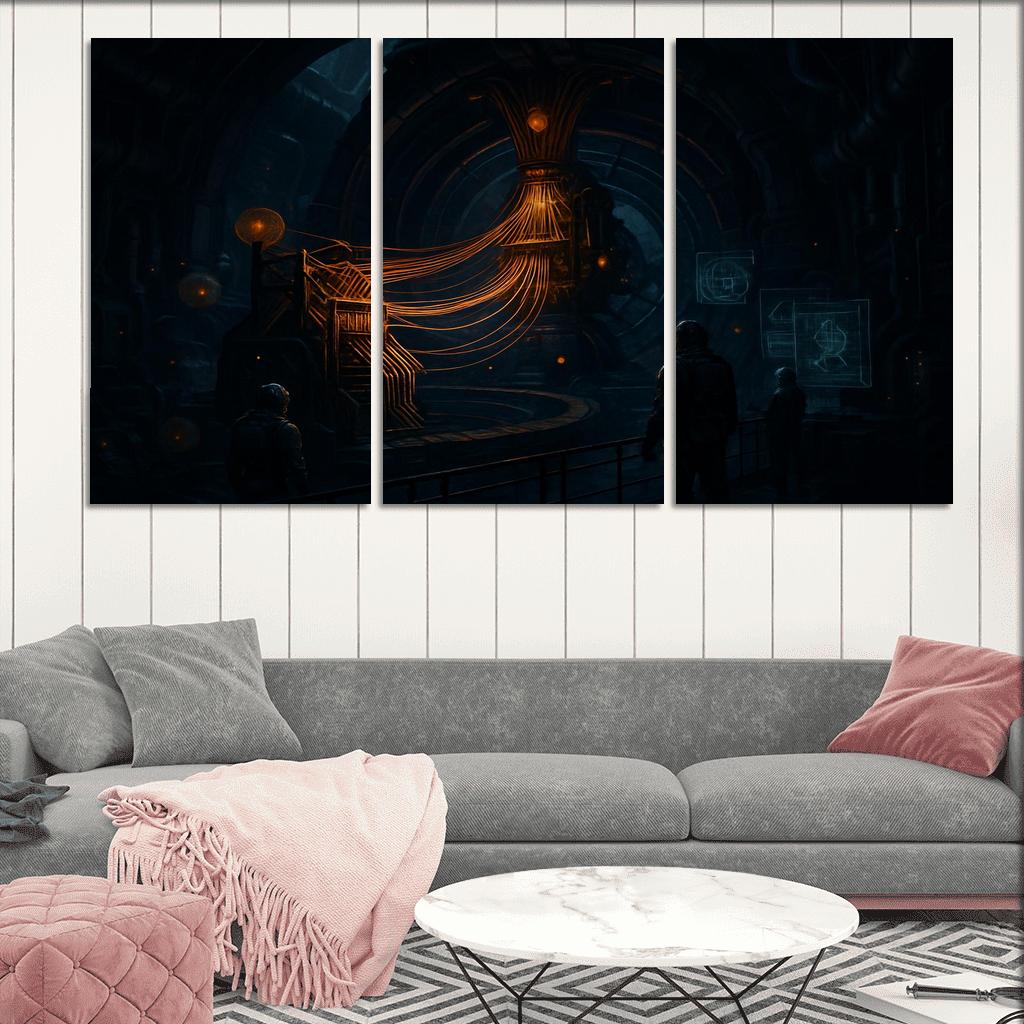 Synaptic Loom Engine wall decor