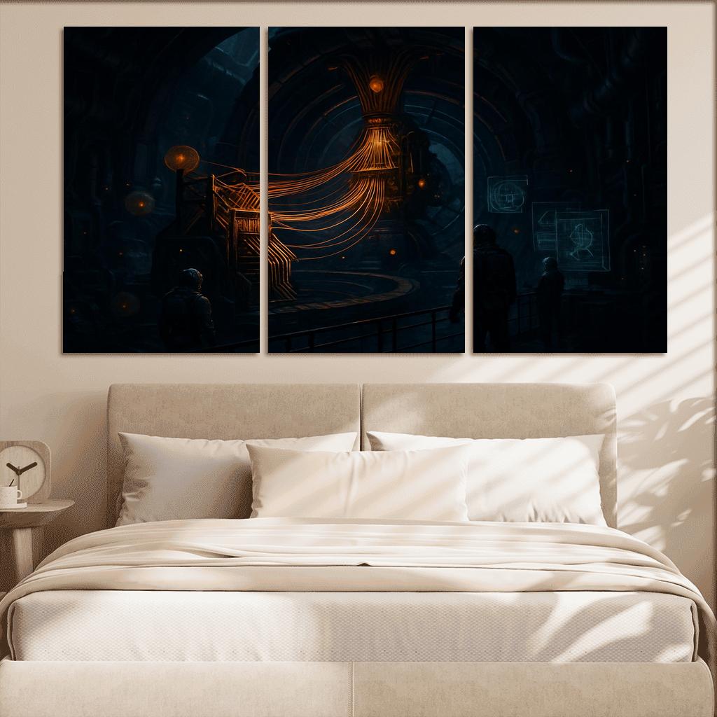 Synaptic Loom Engine wall decor