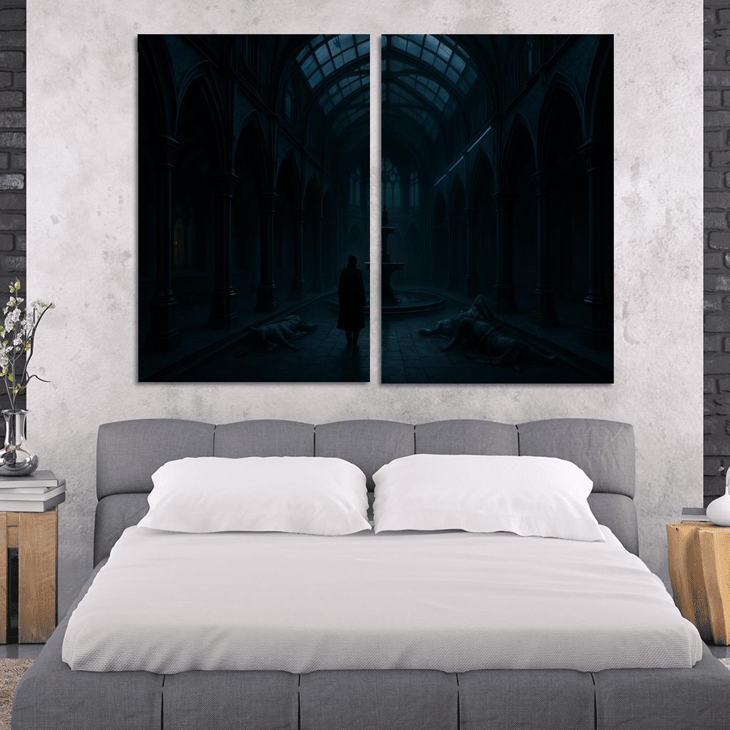 Nocturne Atrium wall art
