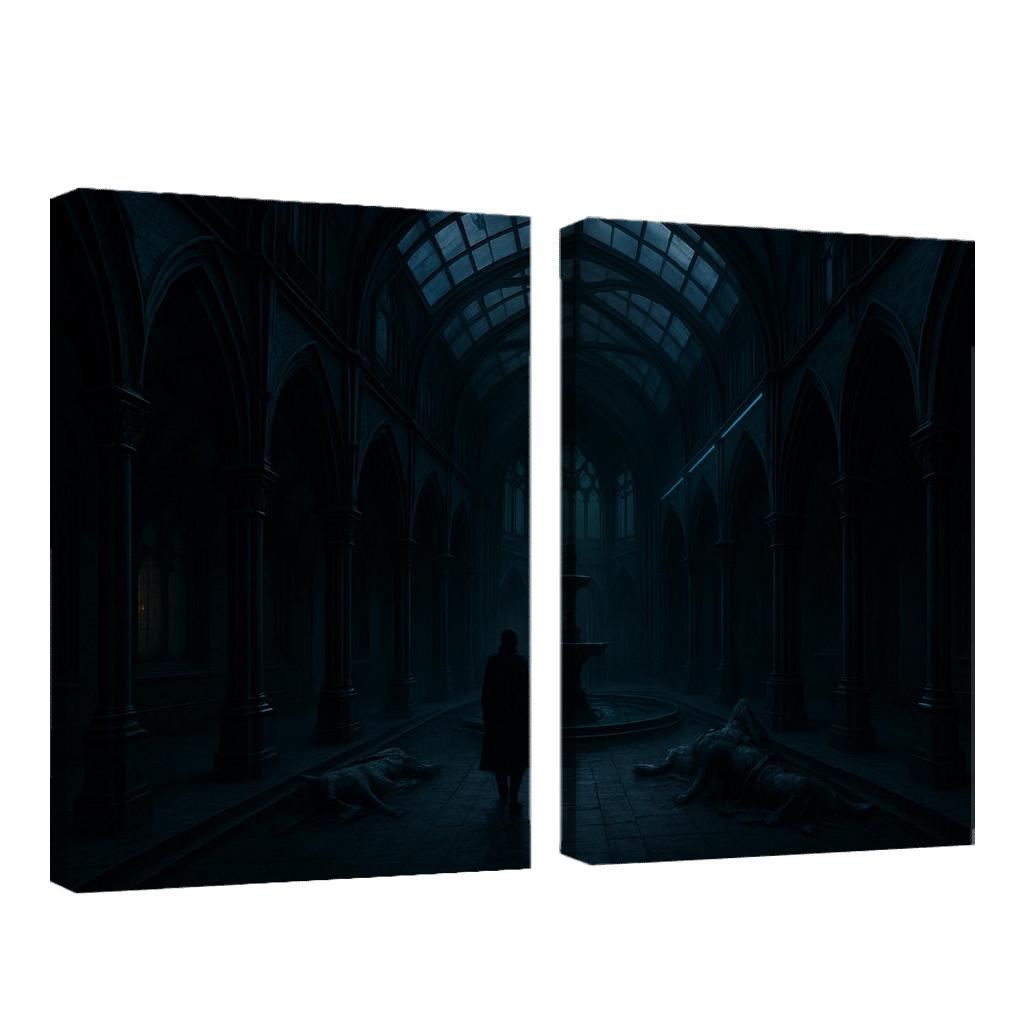Nocturne Atrium wall art