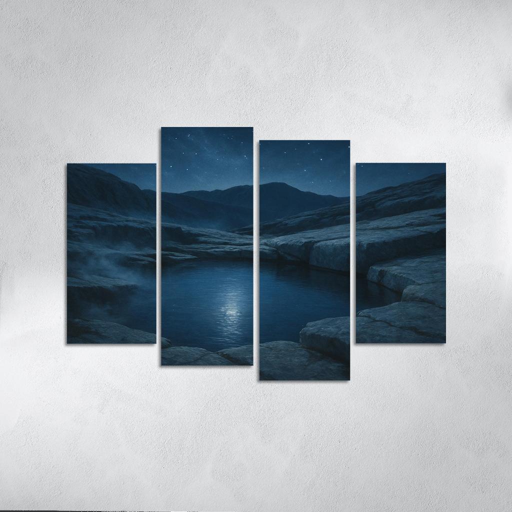 Moonlit Granite Basin premium artwork frames