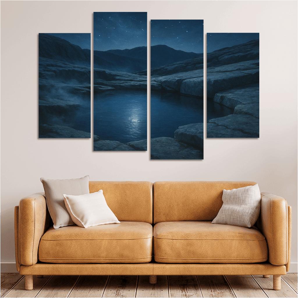 Moonlit Granite Basin premium artwork frames