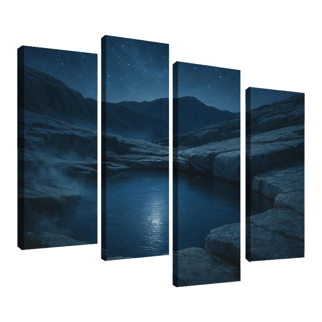 Moonlit Granite Basin premium artwork frames