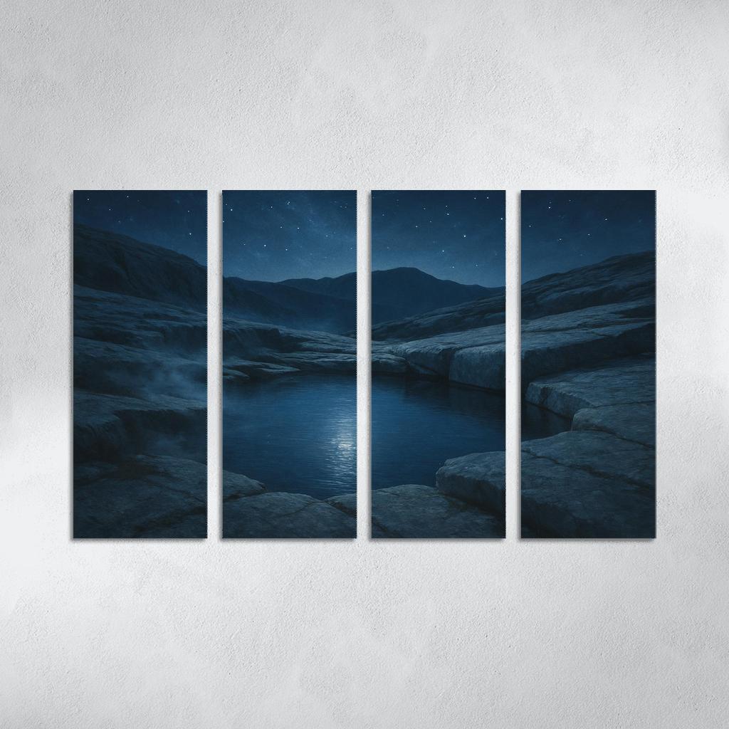 Moonlit Granite Basin premium artwork frames