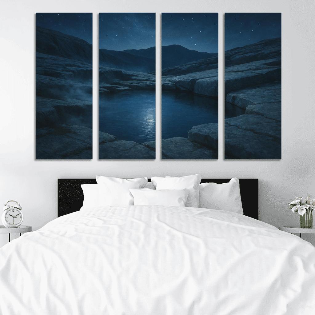 Moonlit Granite Basin premium artwork frames
