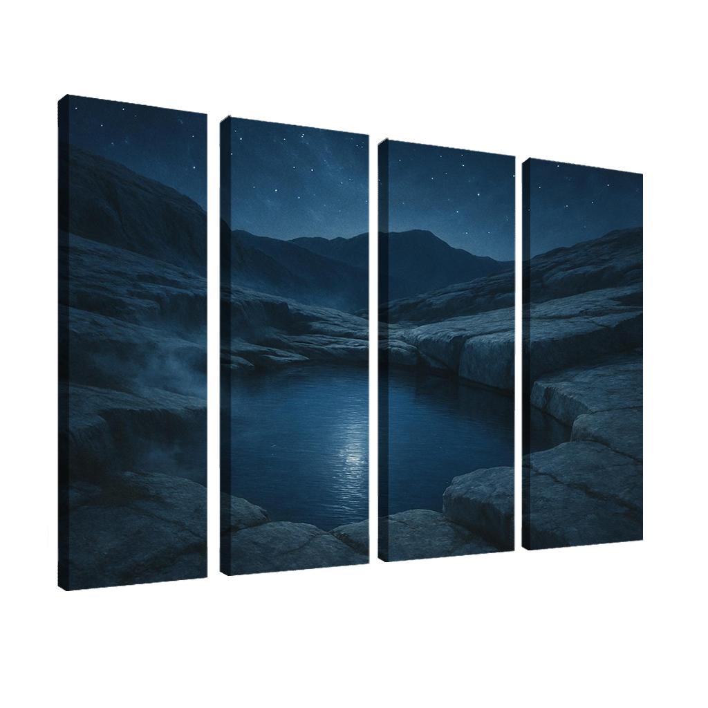 Moonlit Granite Basin premium artwork frames
