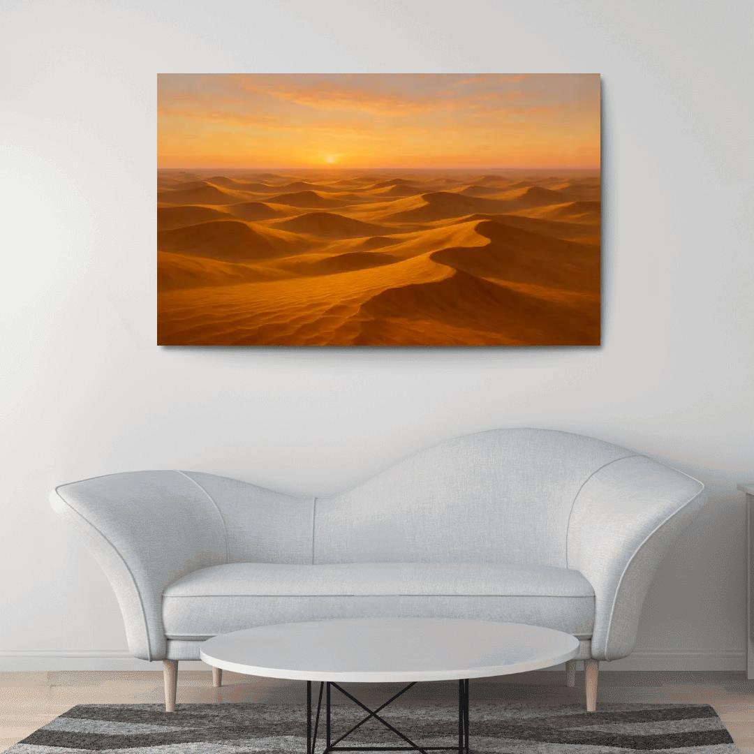 The Golden Dunes At Sunrise art trends