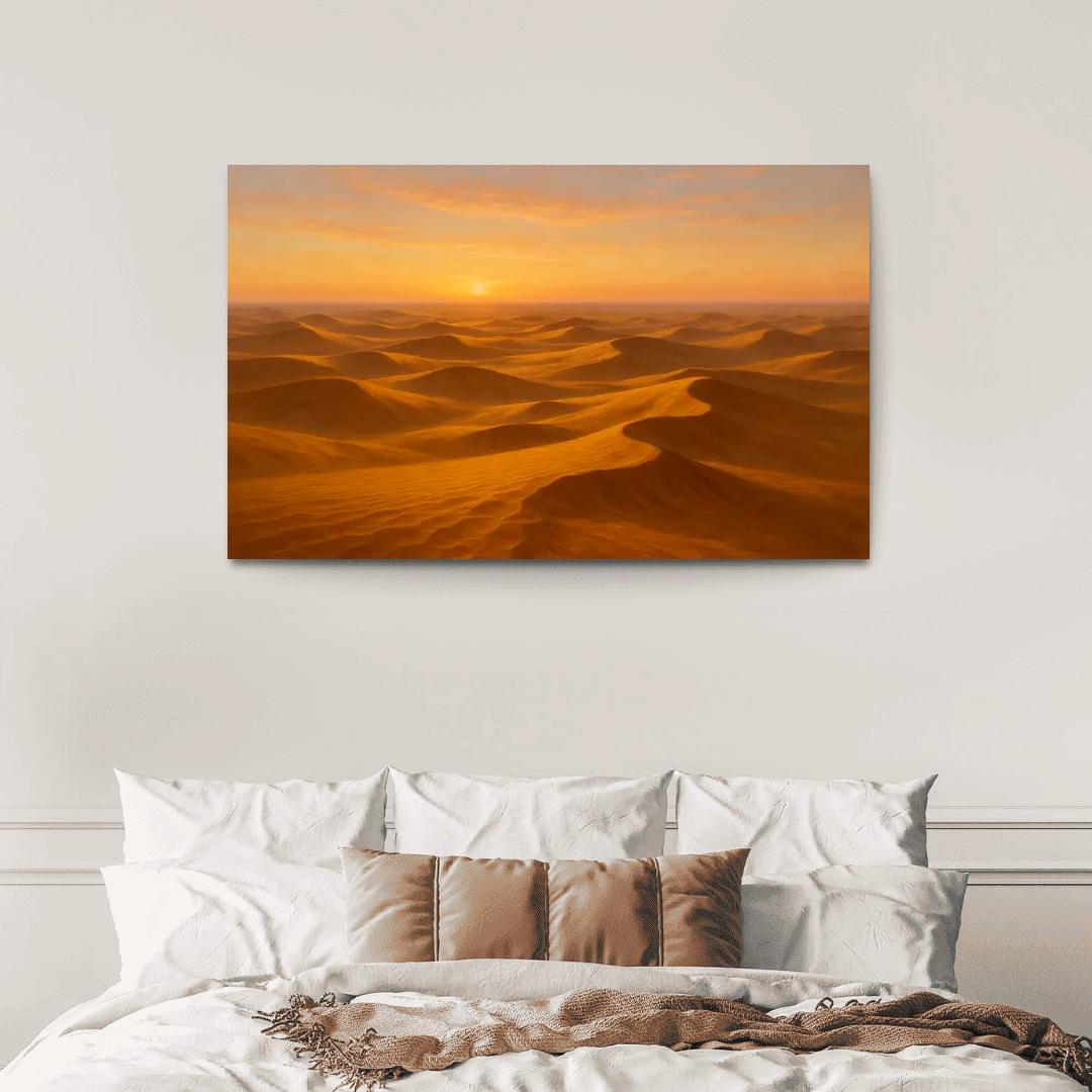 The Golden Dunes At Sunrise art trends