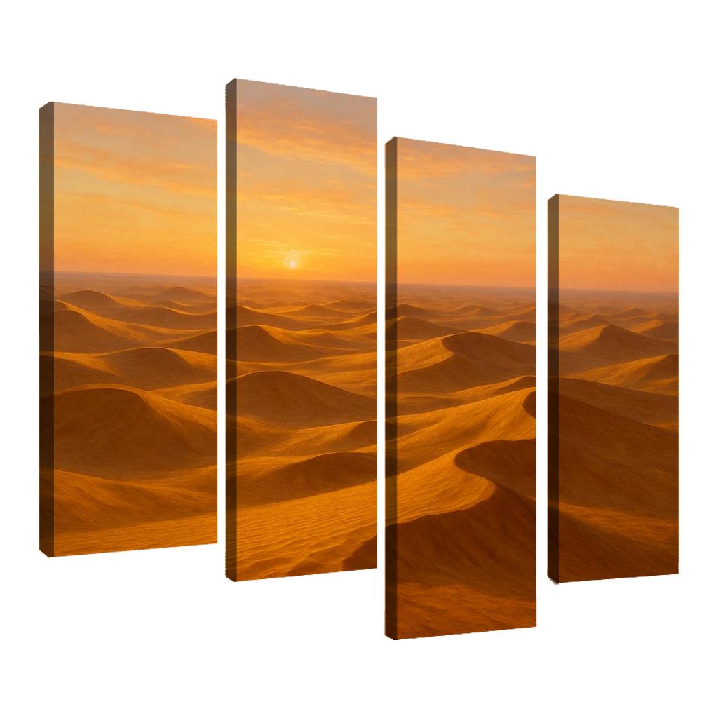 The Golden Dunes At Sunrise art trends
