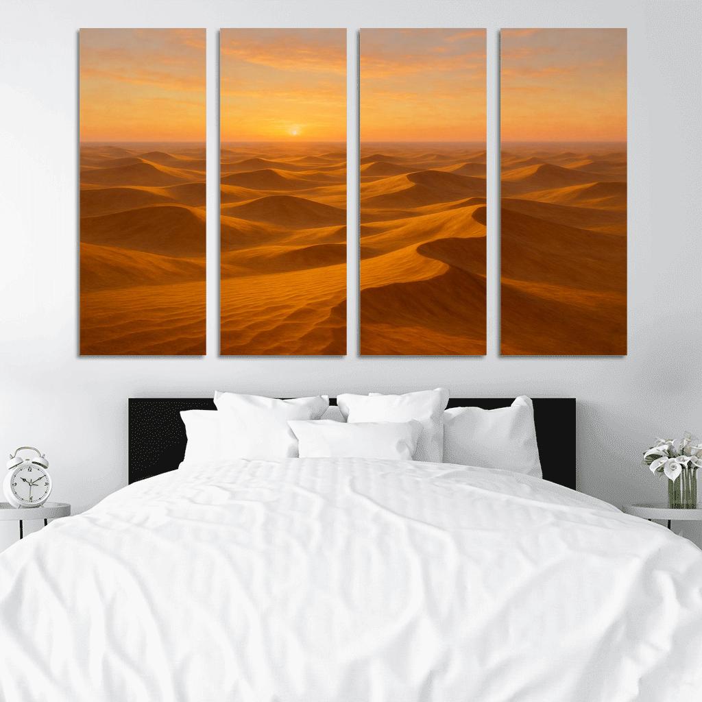 The Golden Dunes At Sunrise art trends