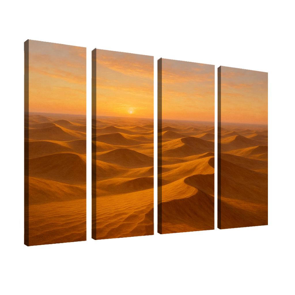 The Golden Dunes At Sunrise art trends