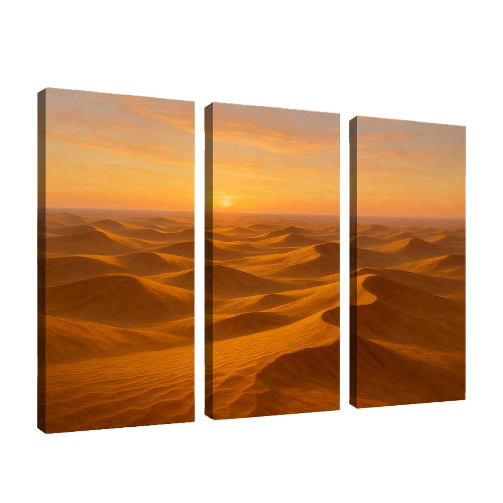 The Golden Dunes At Sunrise art trends