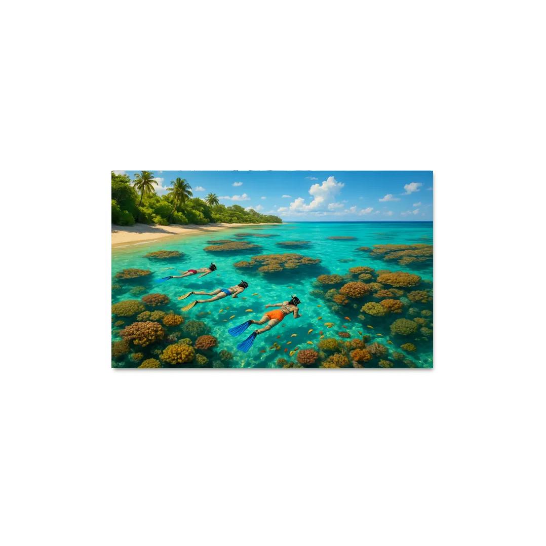 Coral Reef Retreat Eco Tourism Hotspot wall decor