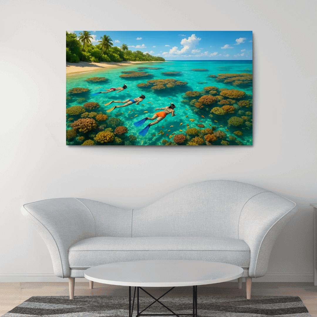 Coral Reef Retreat Eco Tourism Hotspot wall decor