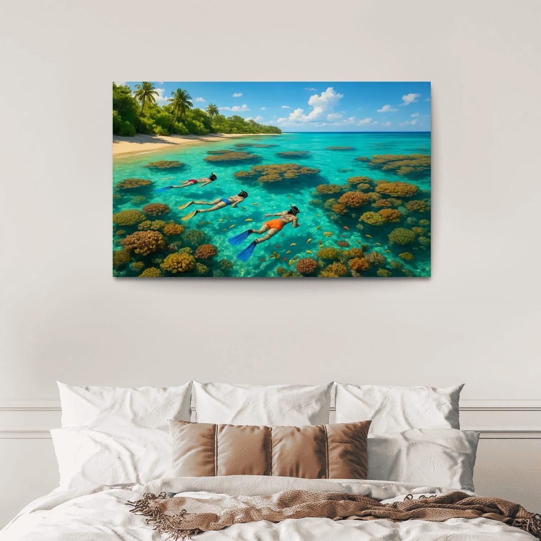Coral Reef Retreat Eco Tourism Hotspot wall decor