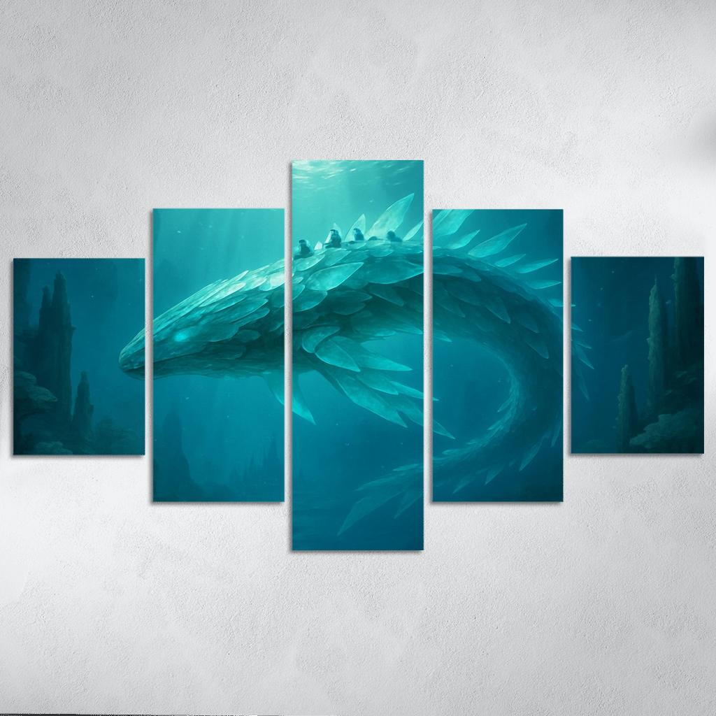 The Glass Reef Leviathan decor