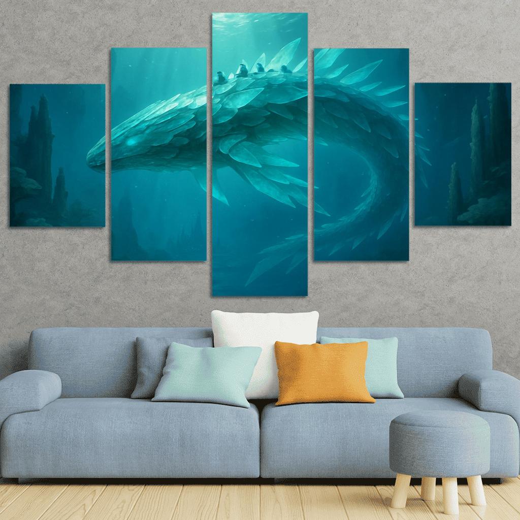 The Glass Reef Leviathan decor