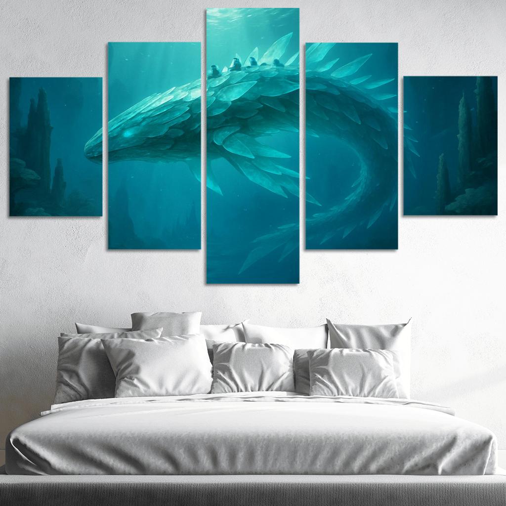 The Glass Reef Leviathan decor