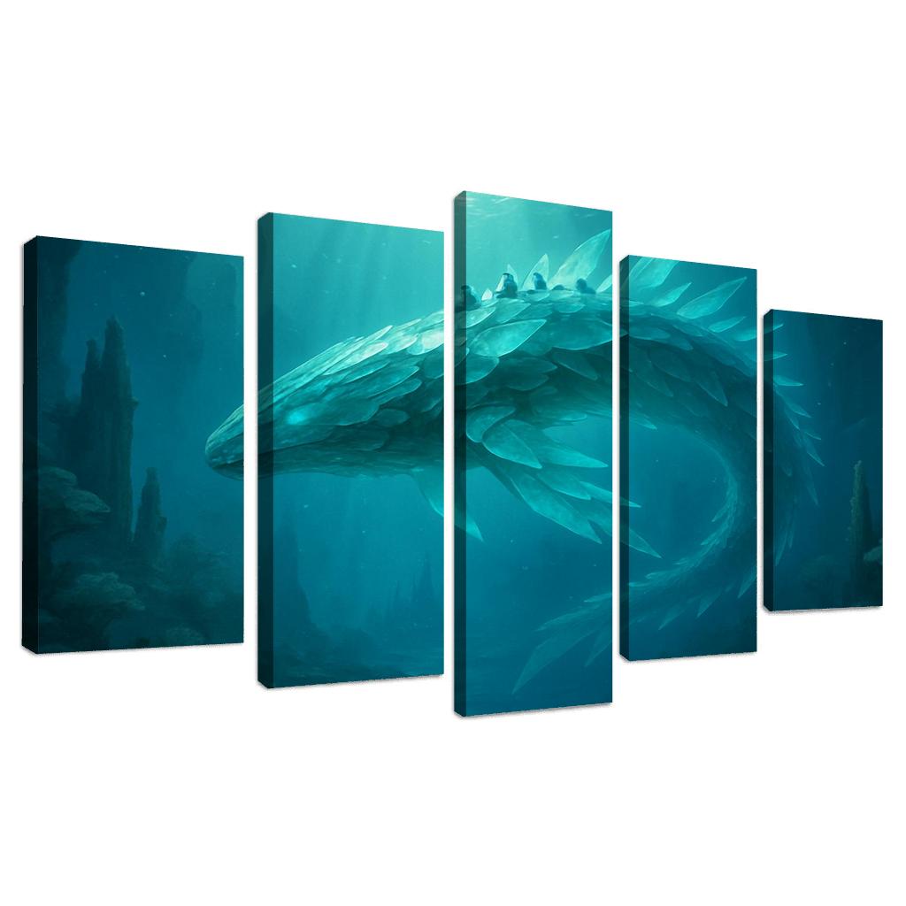 The Glass Reef Leviathan decor