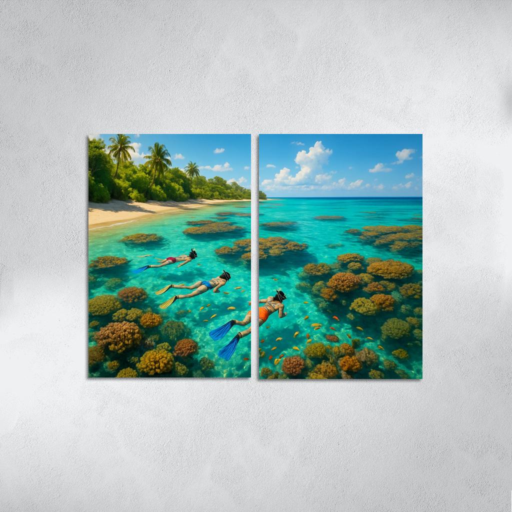 Coral Reef Retreat Eco Tourism Hotspot wall decor