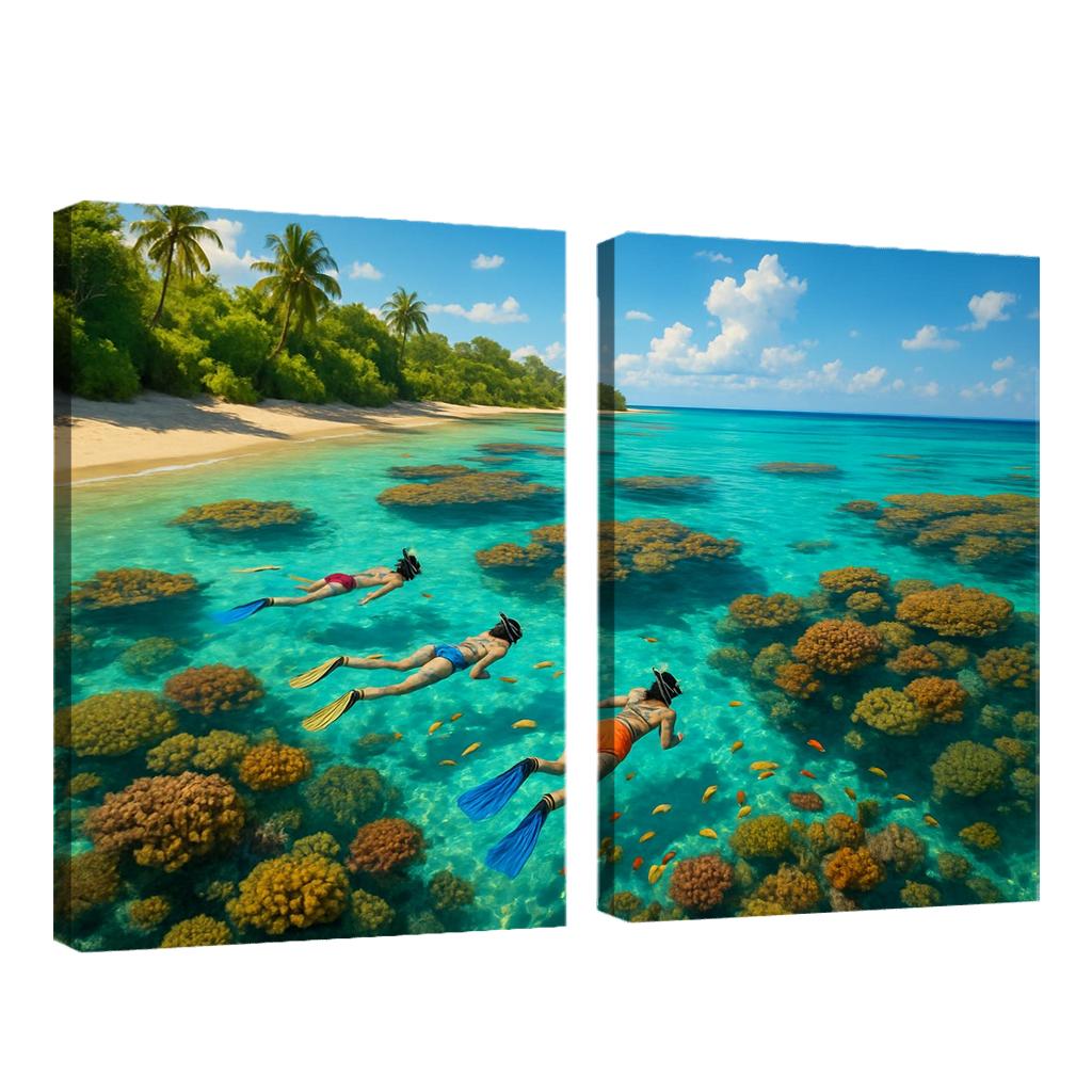 Coral Reef Retreat Eco Tourism Hotspot wall decor