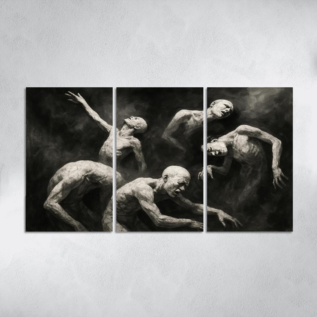 Butoh Mystique The Avant Garde Dance Of Postwar Japan abstract paintings frame