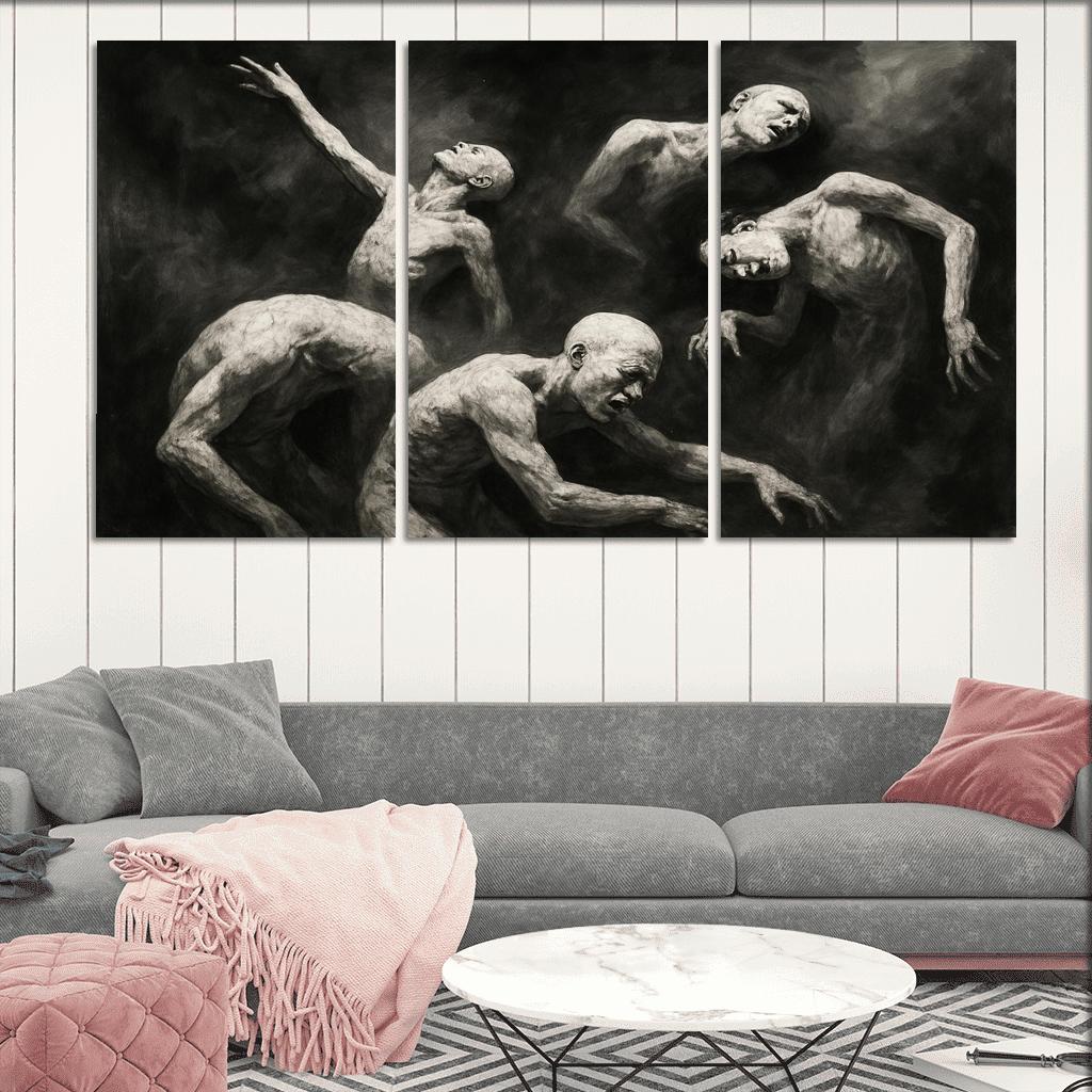 Butoh Mystique The Avant Garde Dance Of Postwar Japan abstract paintings frame