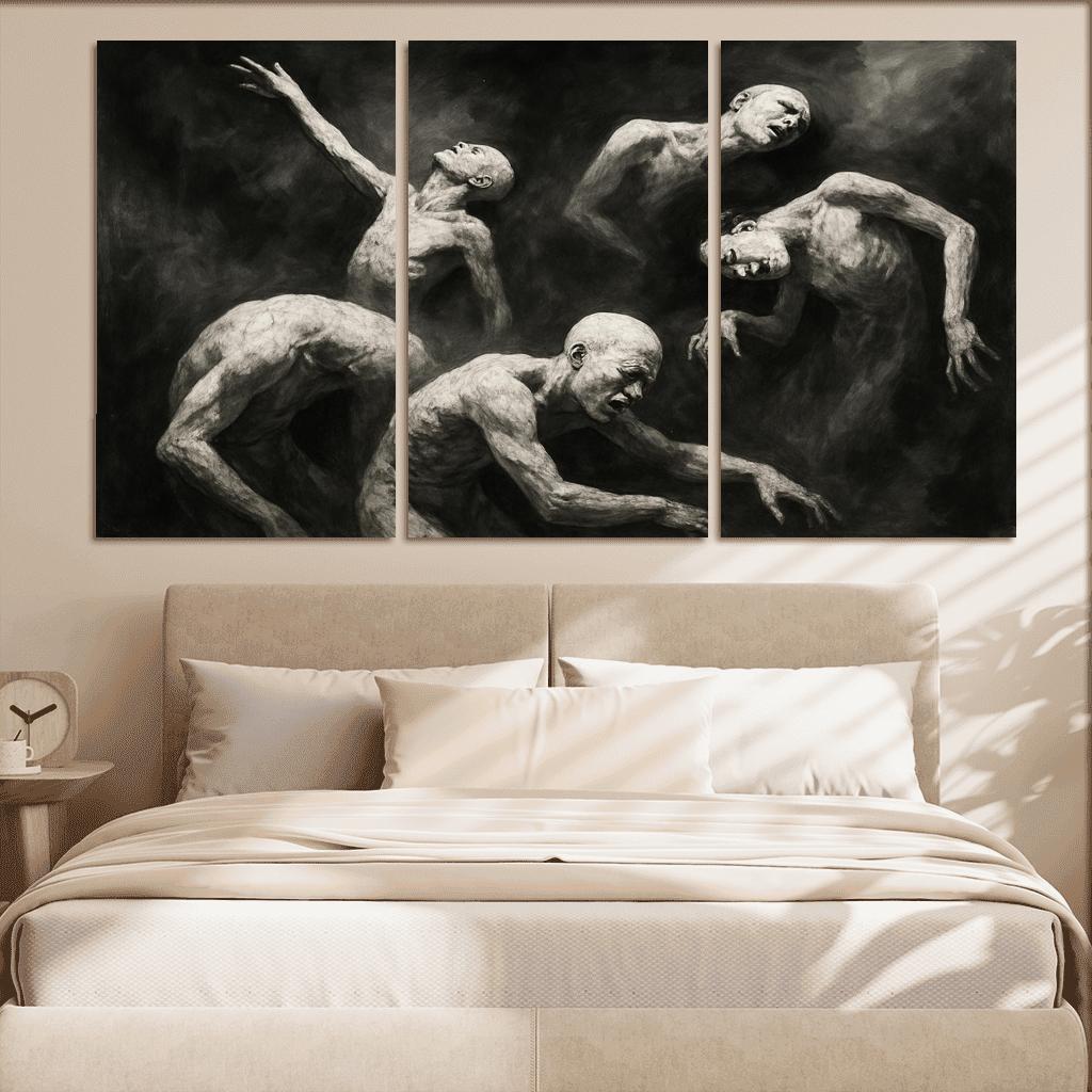 Butoh Mystique The Avant Garde Dance Of Postwar Japan abstract paintings frame