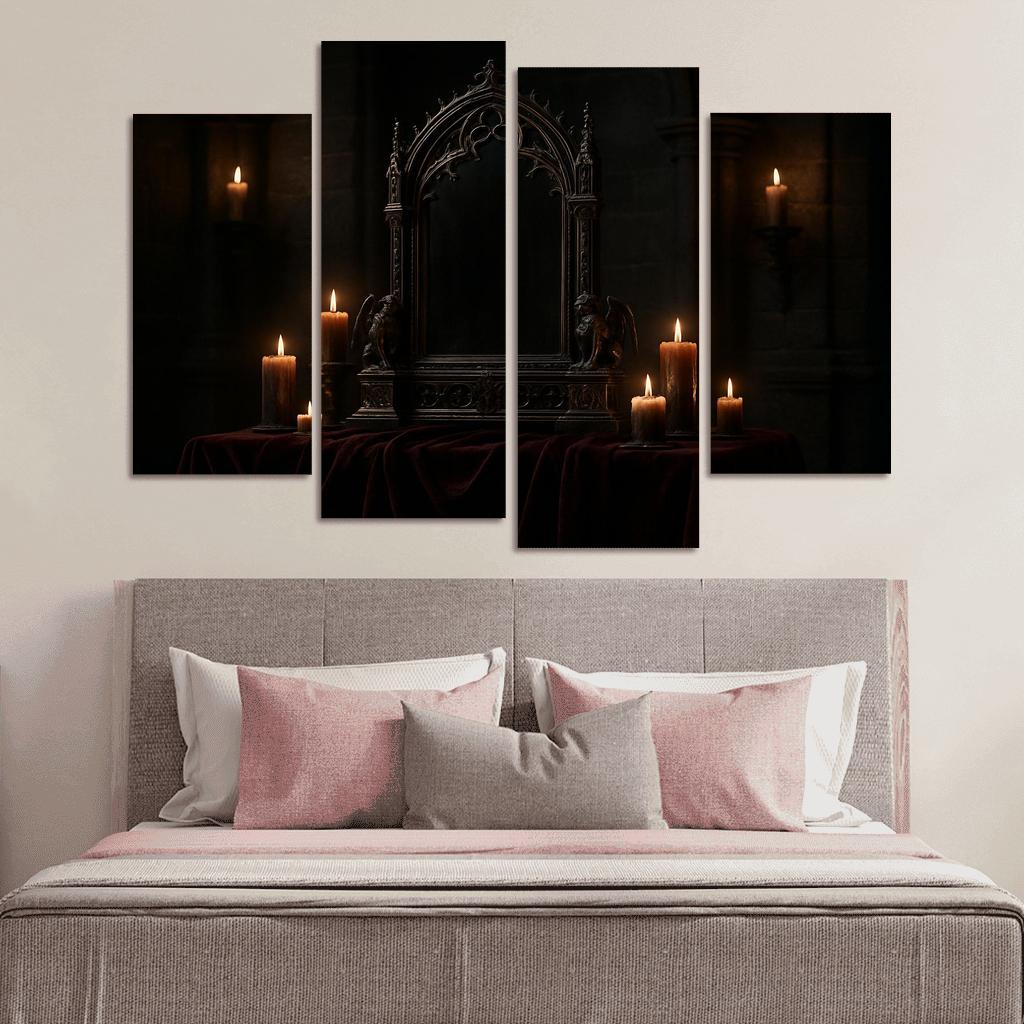 Obsidian Reliquary Mirror wall art