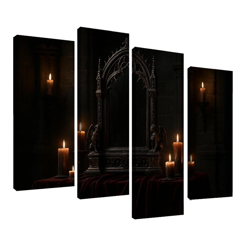 Obsidian Reliquary Mirror wall art