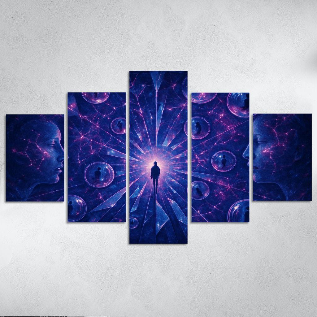 Consciousness Kaleidoscope one-piece frames