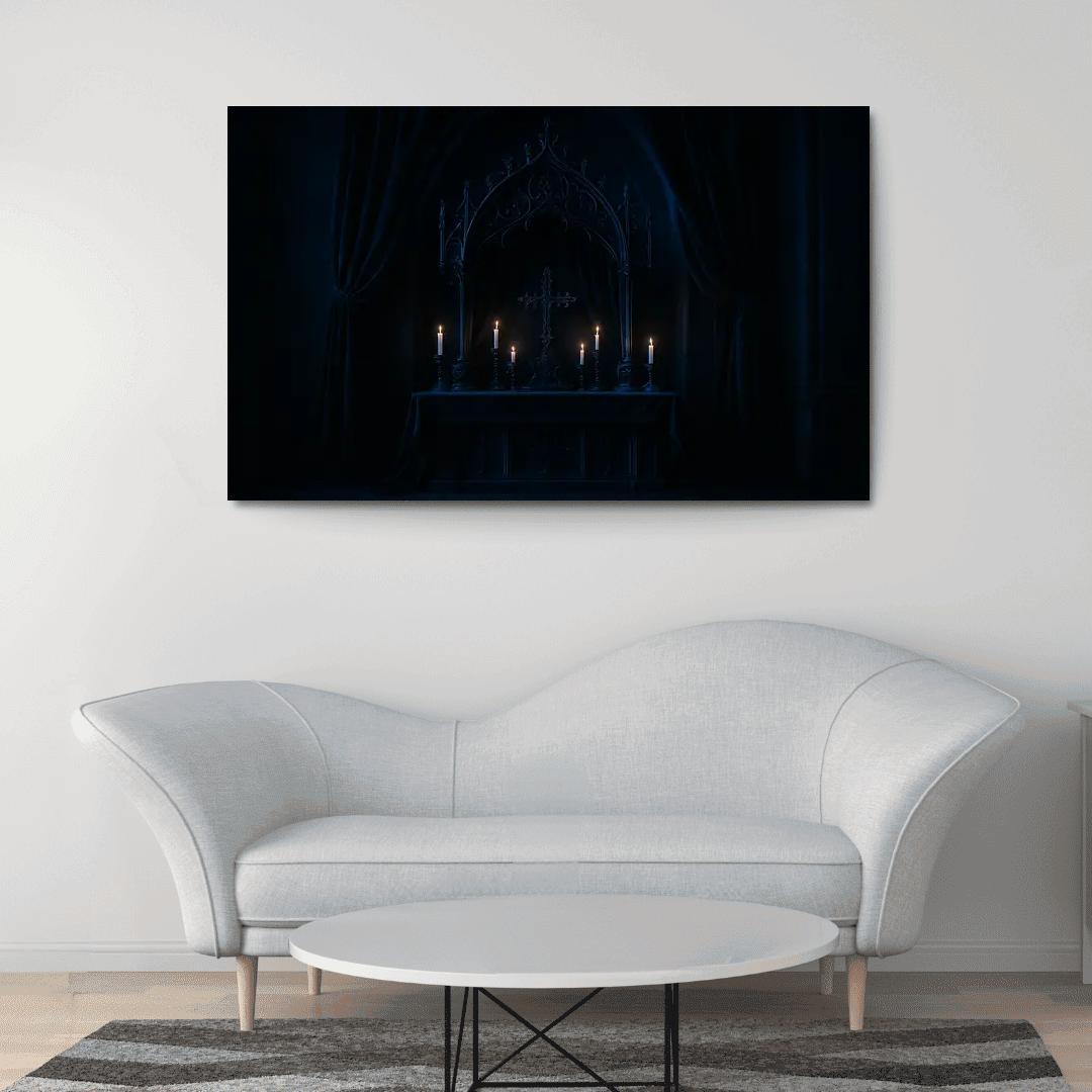 Veiled Midnight Altar wall decor