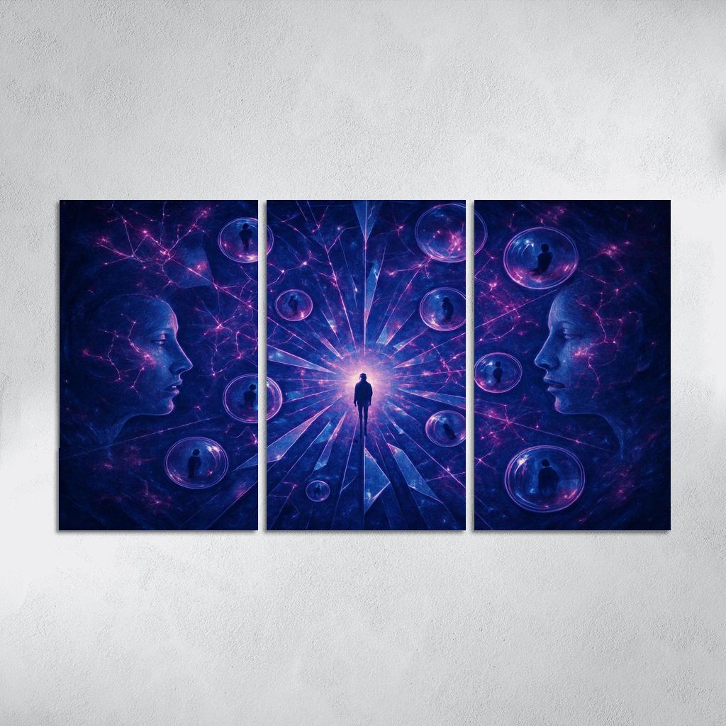 Consciousness Kaleidoscope one-piece frames