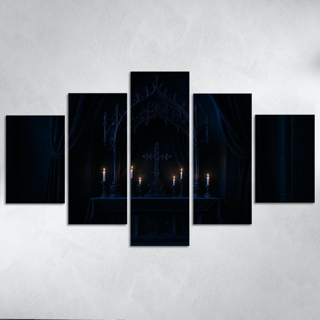 Veiled Midnight Altar wall decor