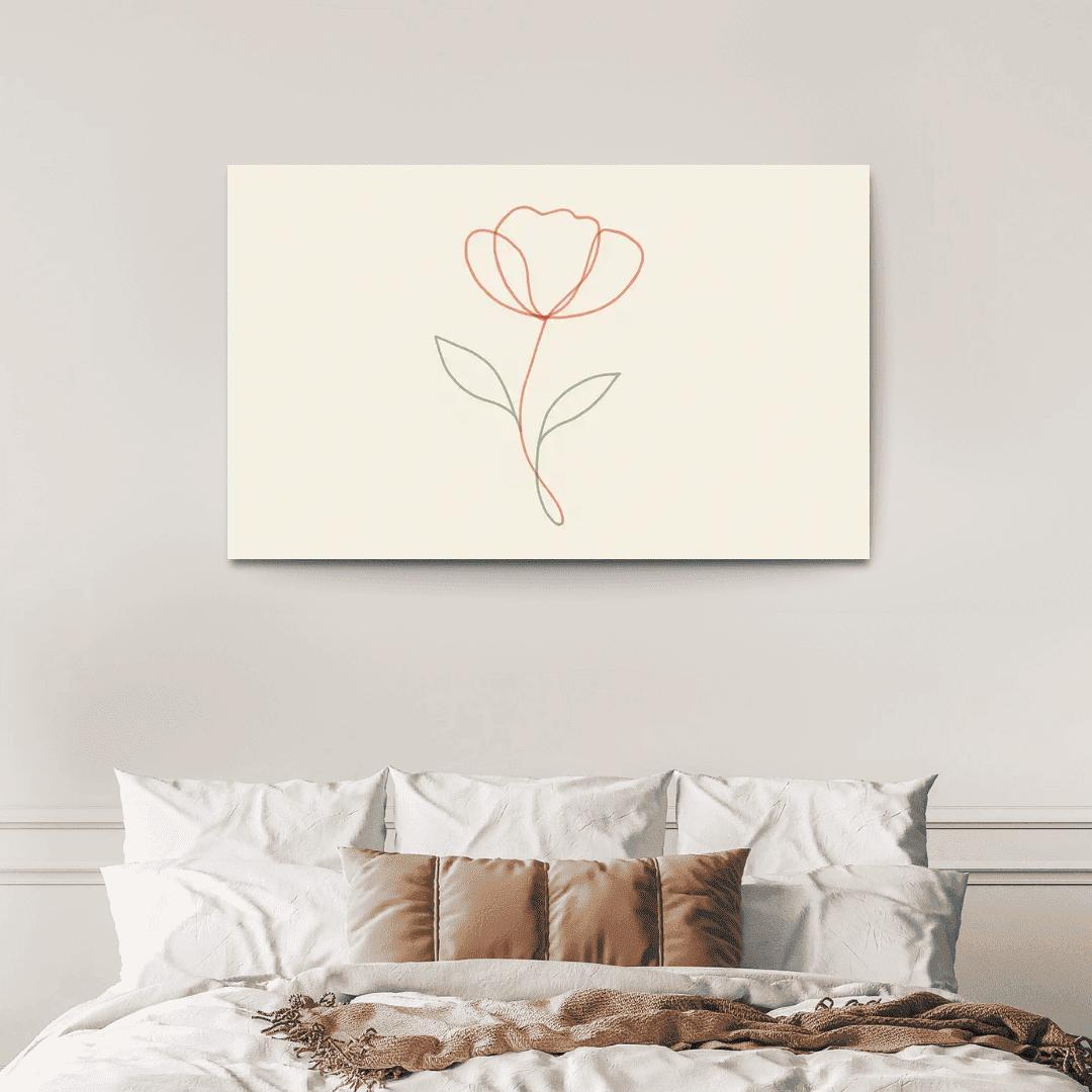 Whispering Petals multi-panel paintings