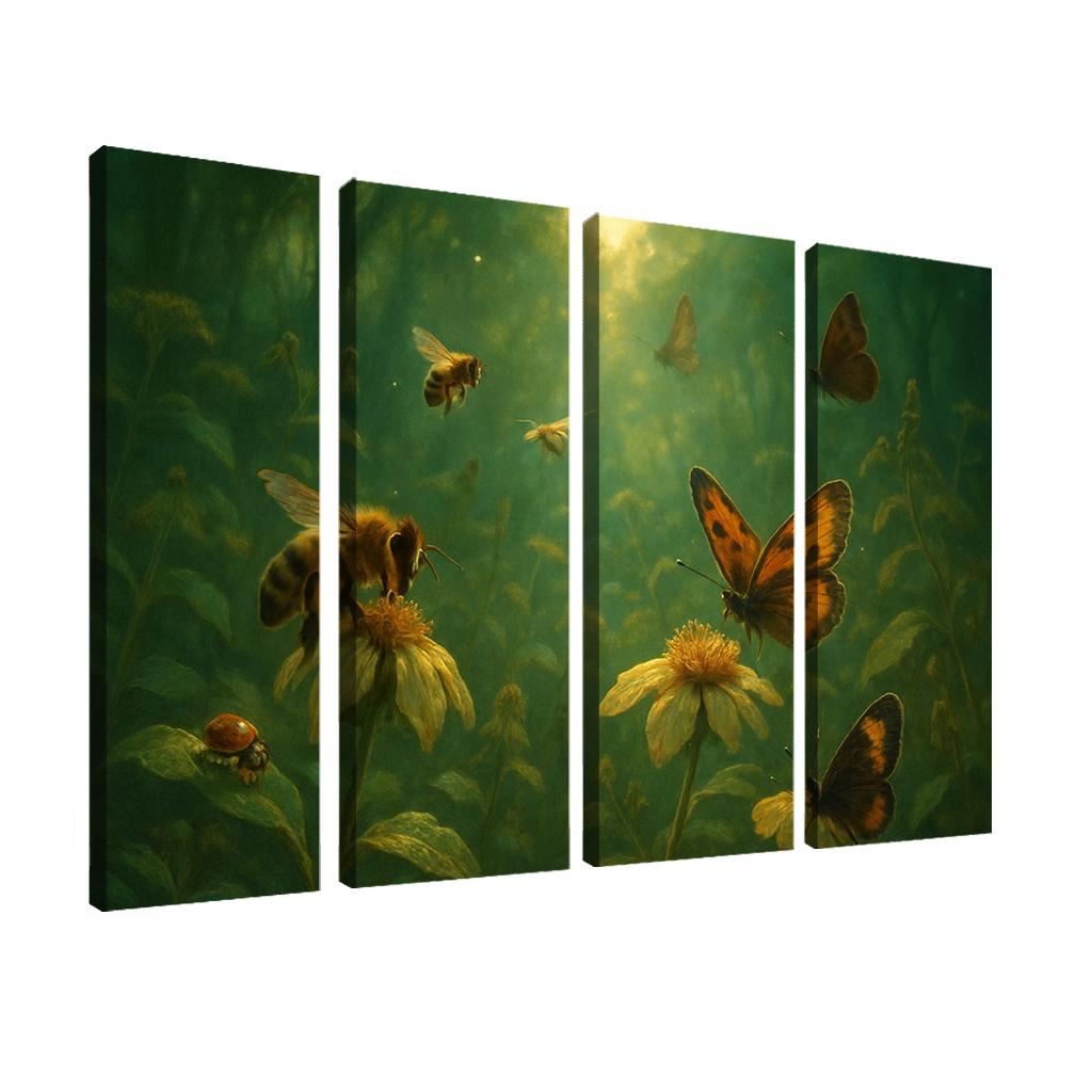Forest Of Forgotten Pollinators modern paintings frame