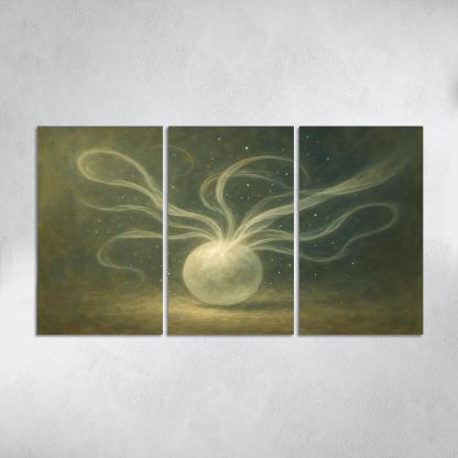 Breath Of Forgotten Light multi-panel paintings
