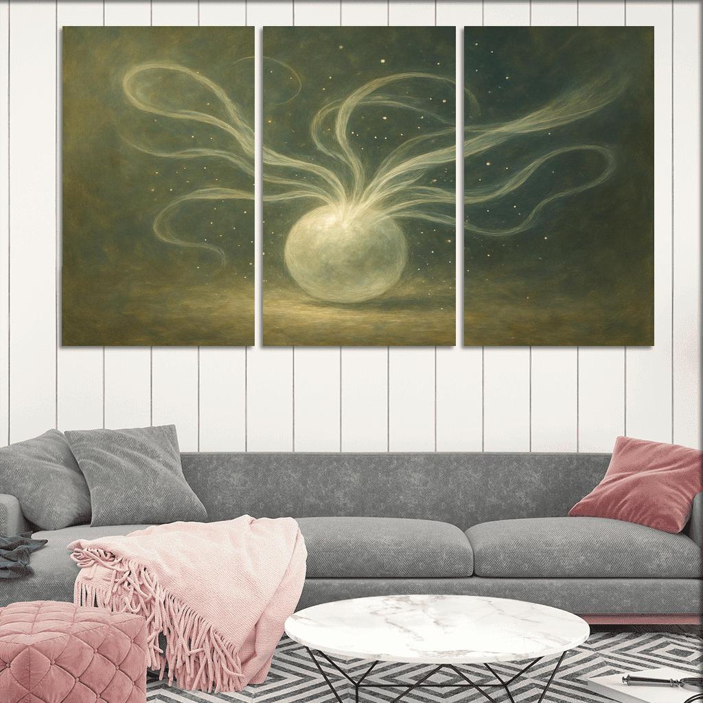 Breath Of Forgotten Light multi-panel paintings