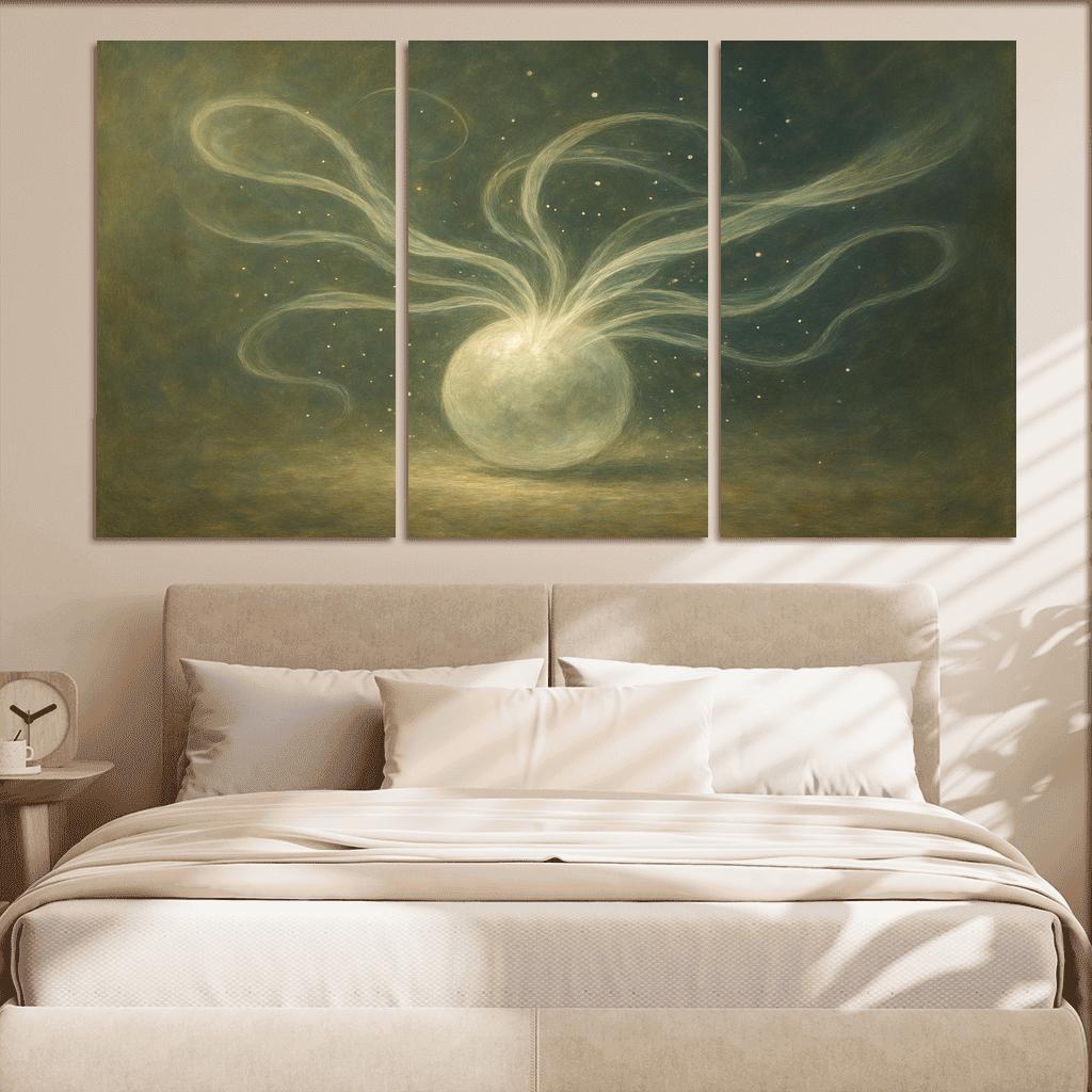 Breath Of Forgotten Light multi-panel paintings