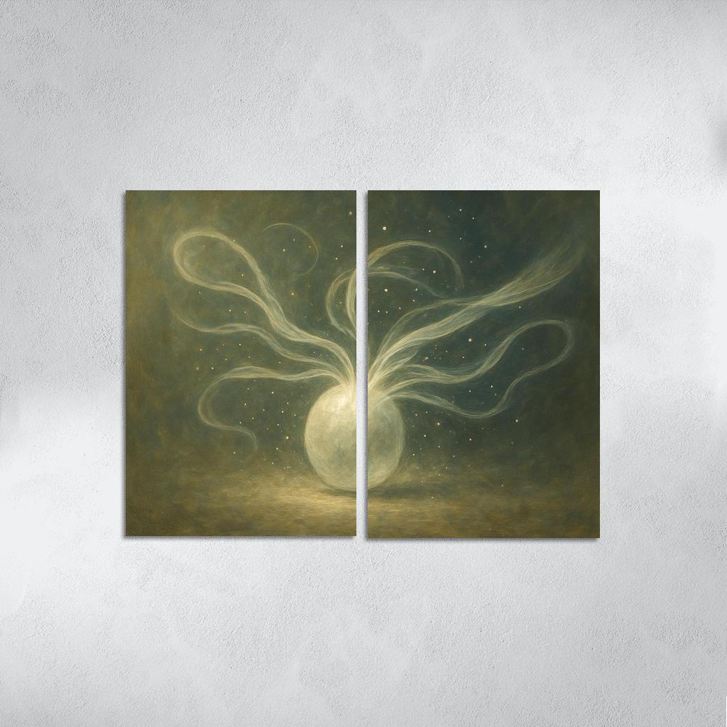 Breath Of Forgotten Light multi-panel paintings