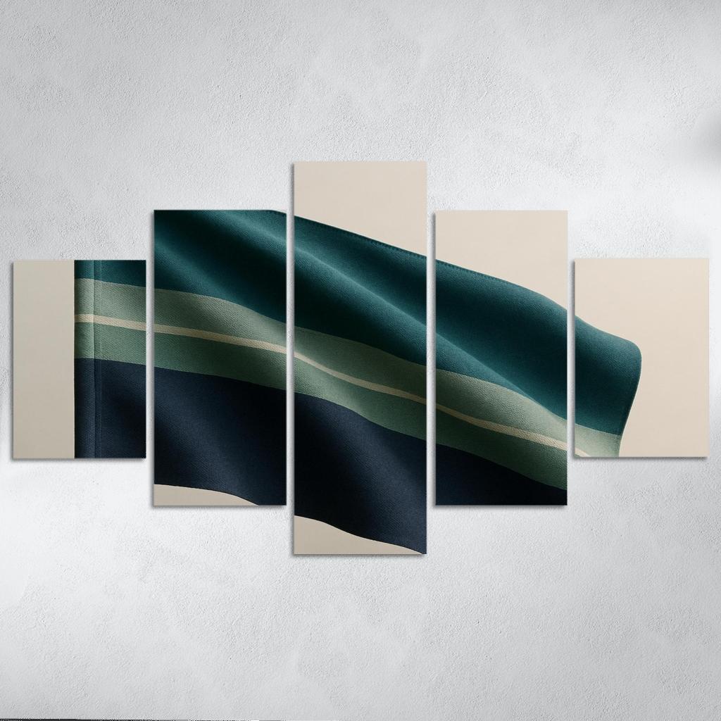 Auroral Stripes Flag Study wall art