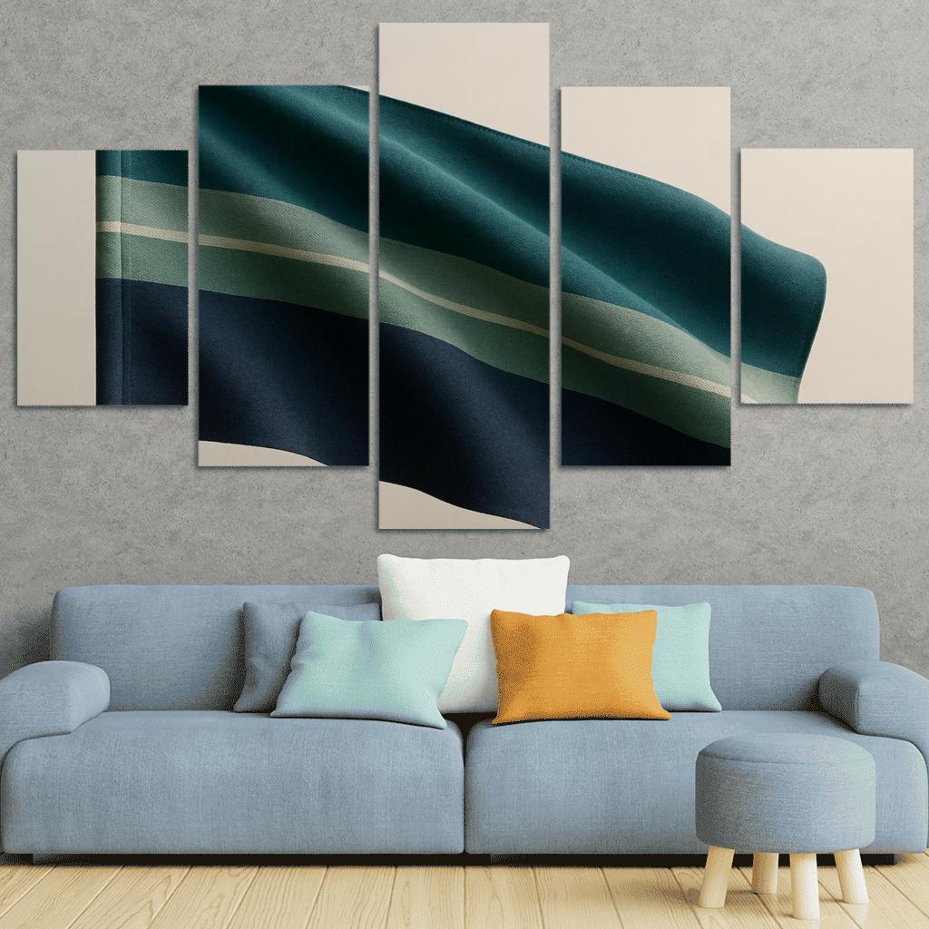 Auroral Stripes Flag Study wall art