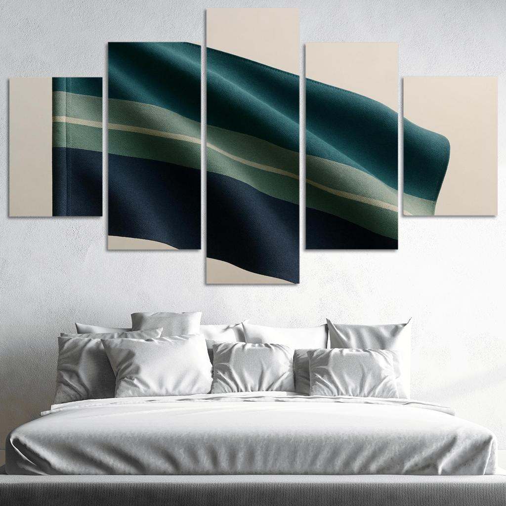 Auroral Stripes Flag Study wall art