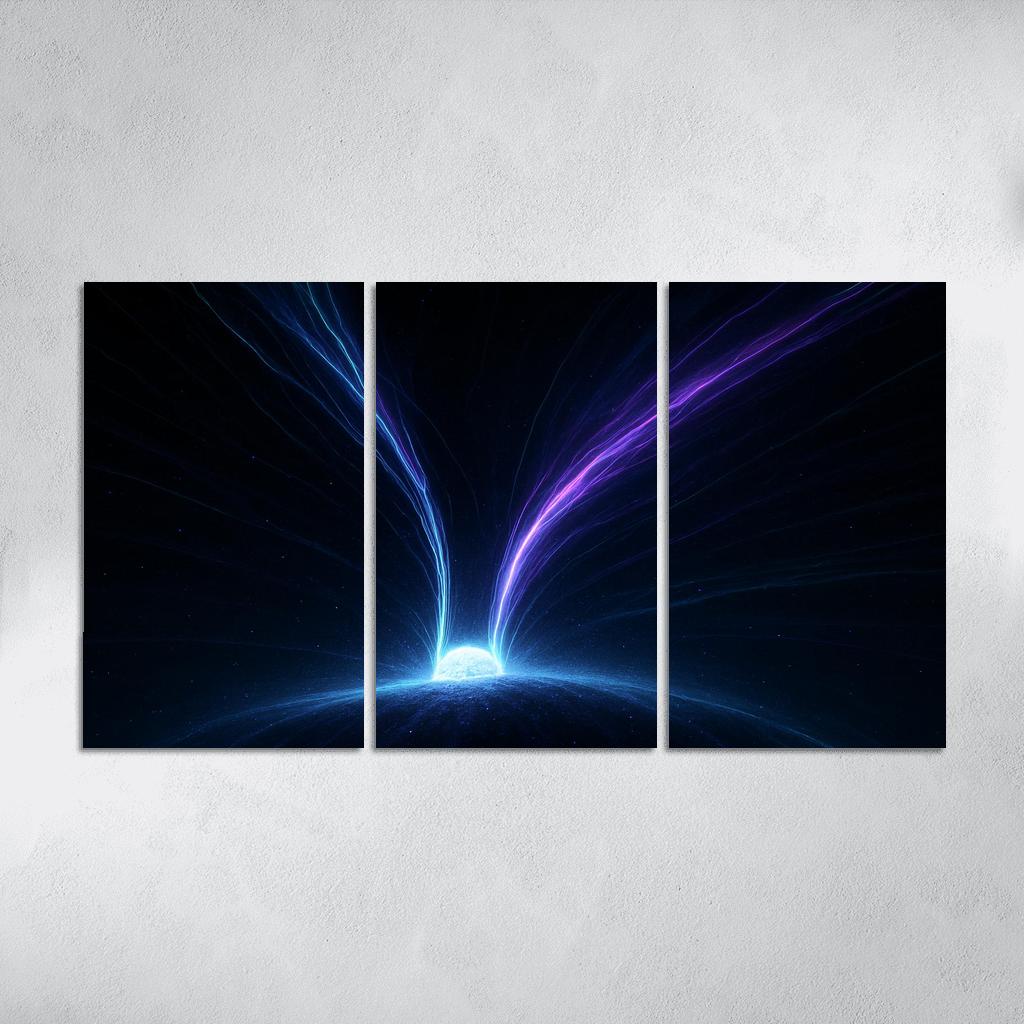 Photon Trails Of Magnetar Winds oil paintings frame