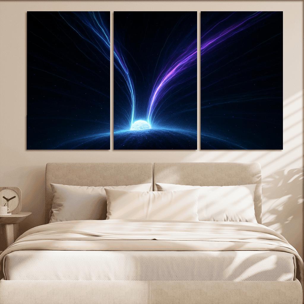 Photon Trails Of Magnetar Winds oil paintings frame
