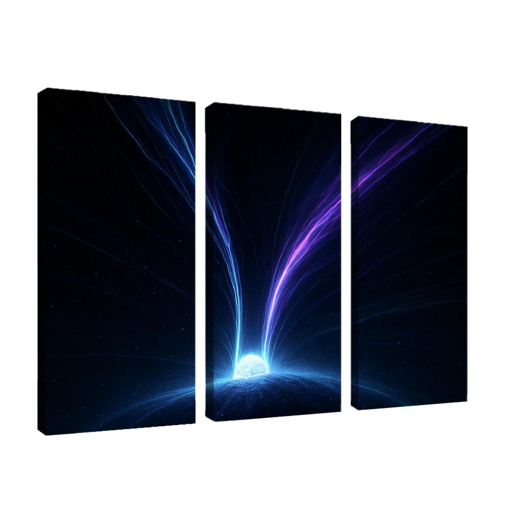 Photon Trails Of Magnetar Winds oil paintings frame