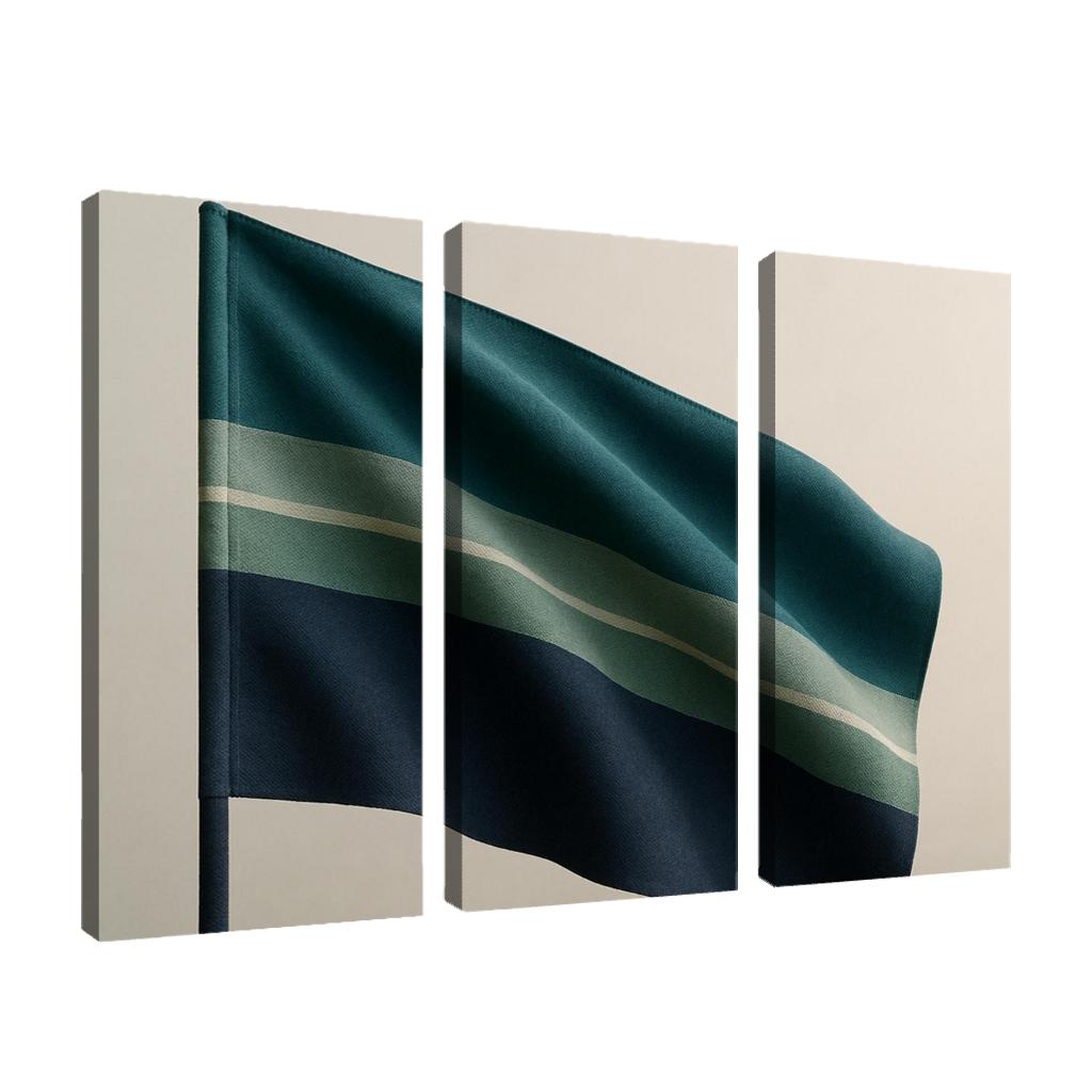 Auroral Stripes Flag Study wall art