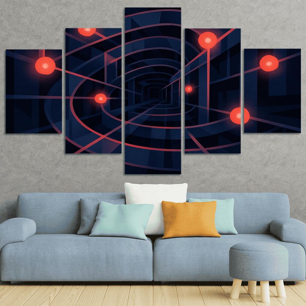 Labyrinth Of Lucid Echoes framed paintings