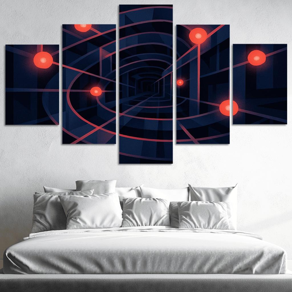 Labyrinth Of Lucid Echoes framed paintings